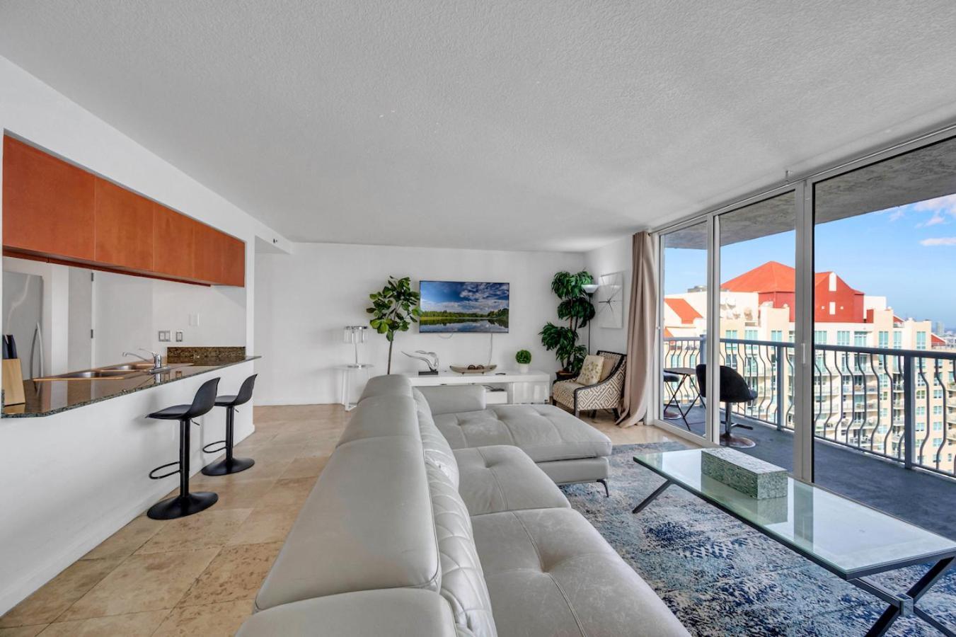 *Luxurious Highrise 2Brcondo Brickell- Waterviews* Маями Екстериор снимка